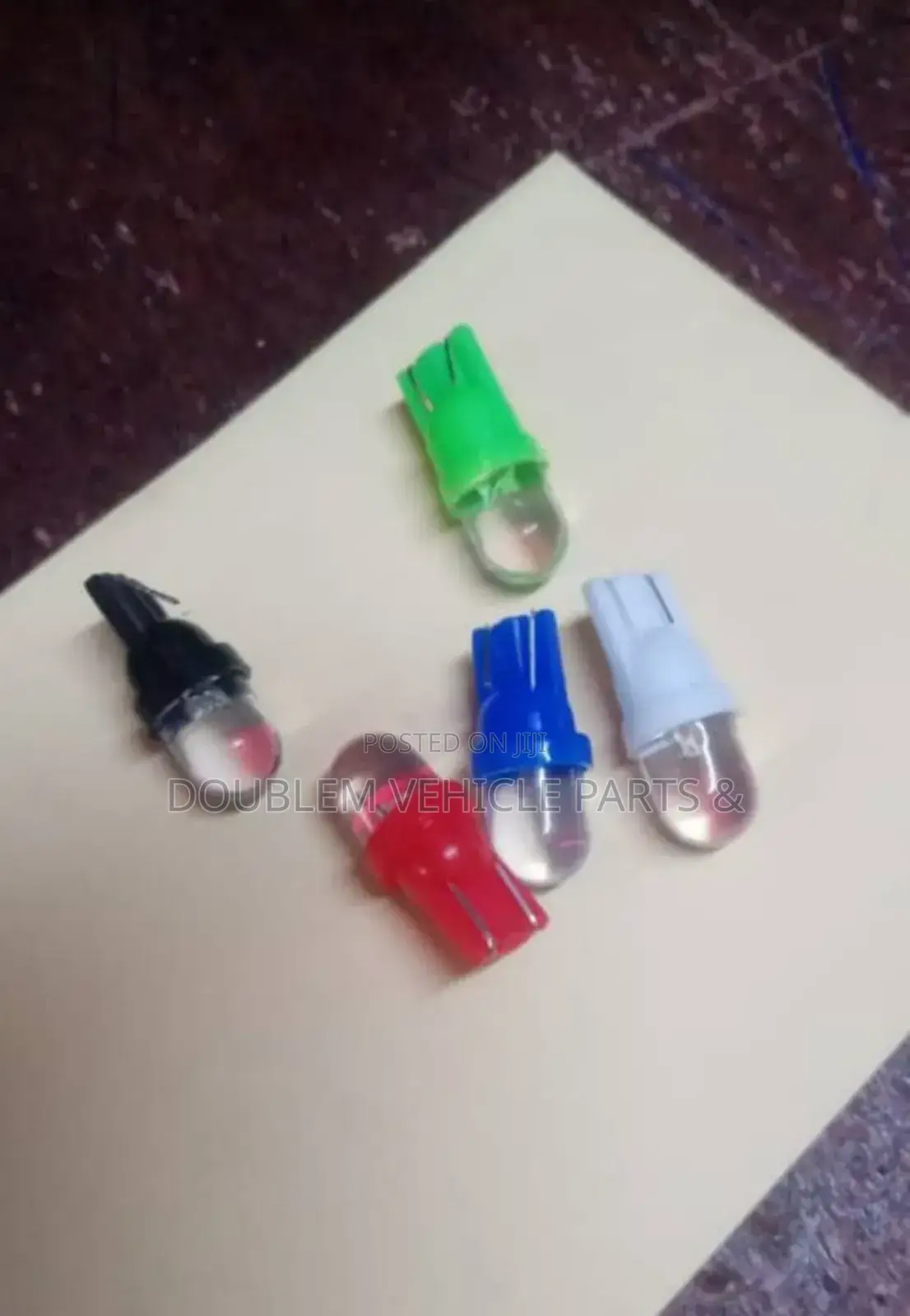 Packing Bulbs LED Cupless T10 12V Assorted Colours