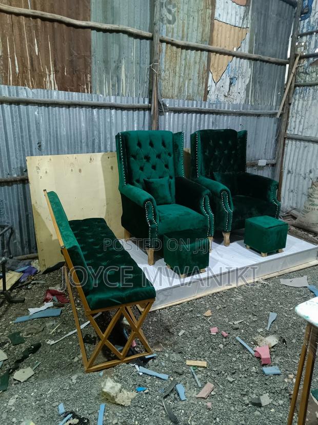 2 Pedicure Seats, Platform and a Waiting Bench