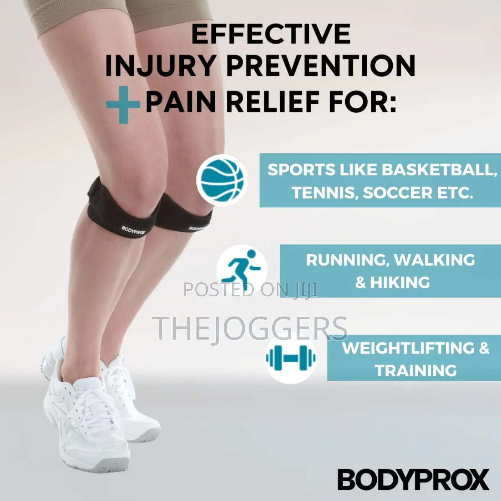 Adjustable Anti-Slip Knee Brace Patella Strap for Sports