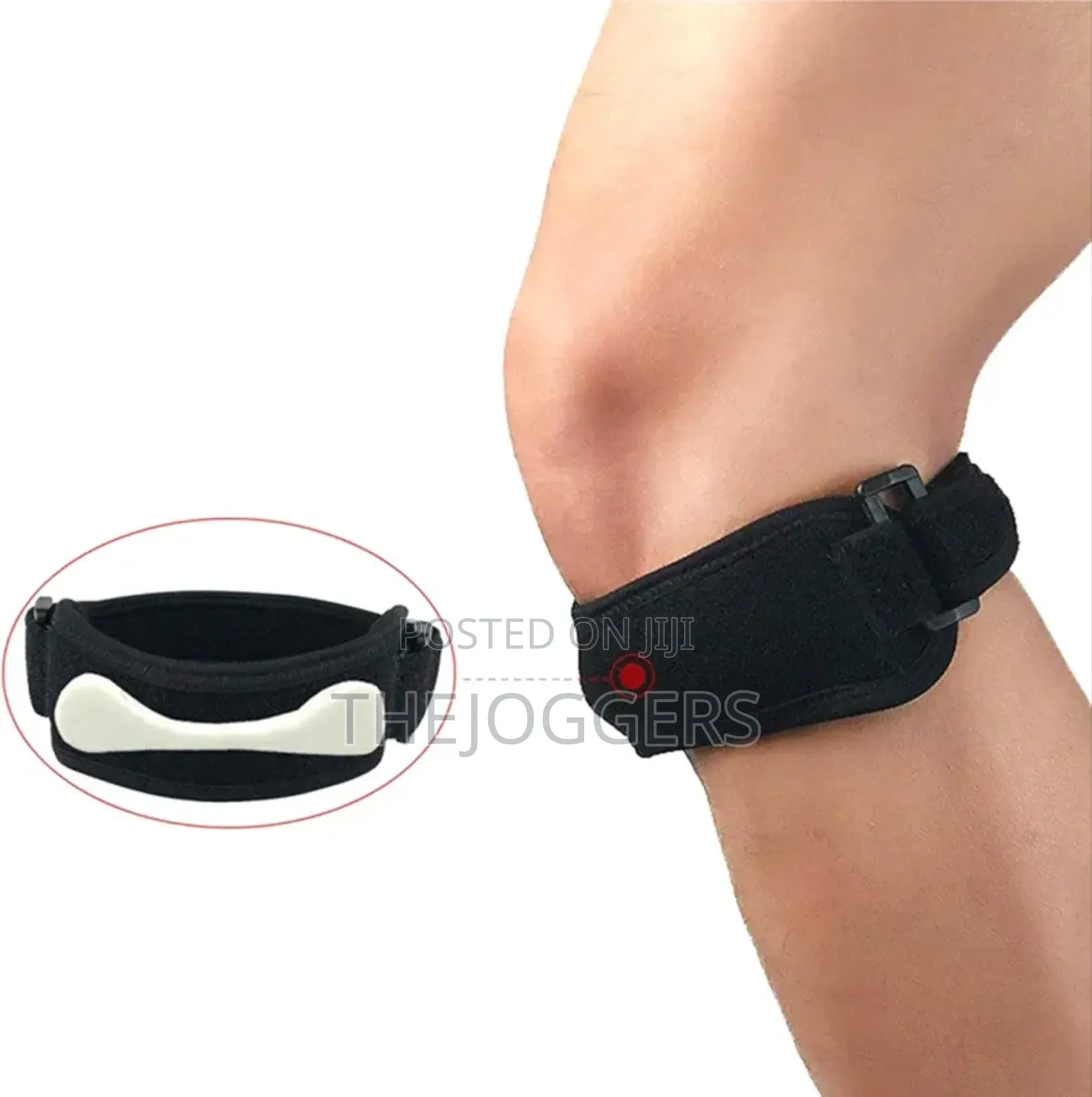 Adjustable Anti-Slip Knee Brace Patella Strap for Sports