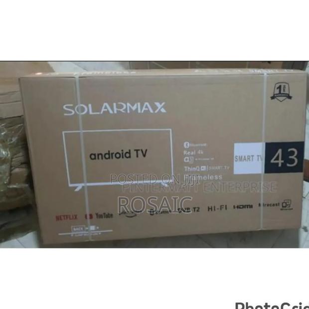 Solarmax 43 Inches Smart Android Digital Frameless Tv