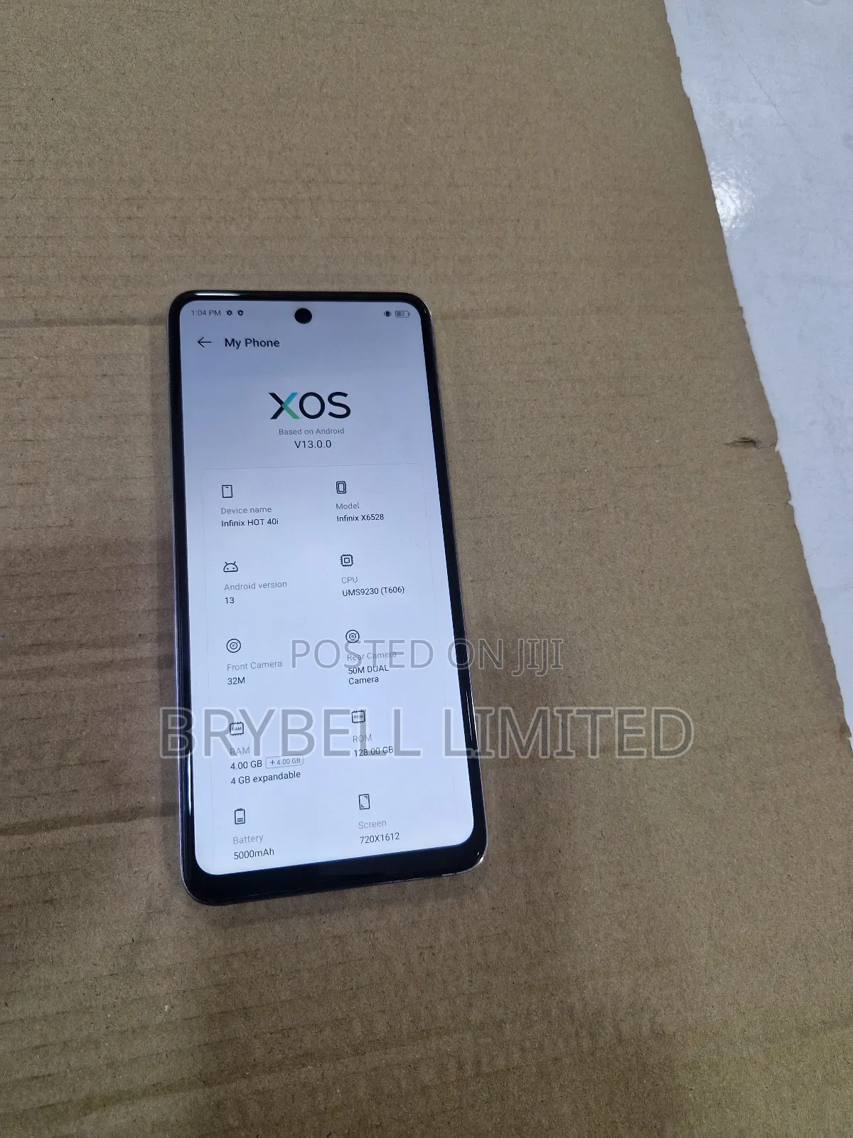 Infinix Hot 40i 128 GB Gold