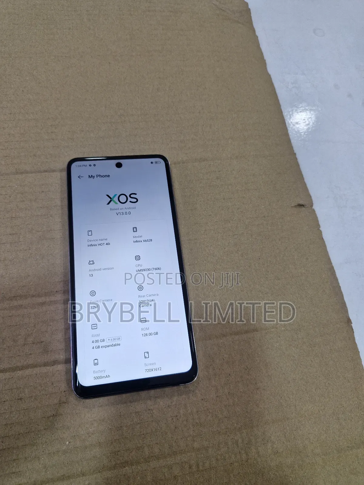 Infinix Hot 40i 128 GB Gold