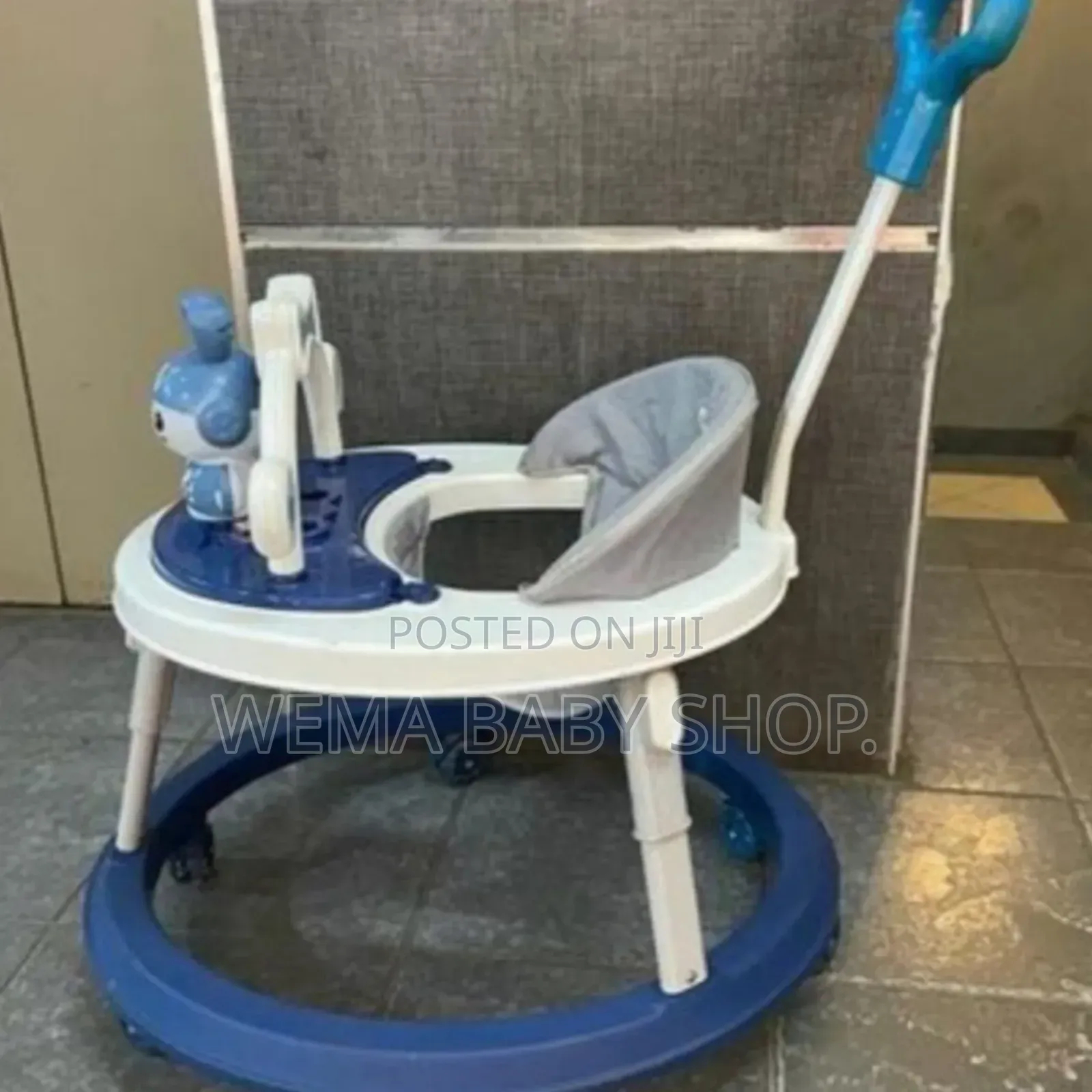 Musical Round Base Height Adjustable Baby Walker