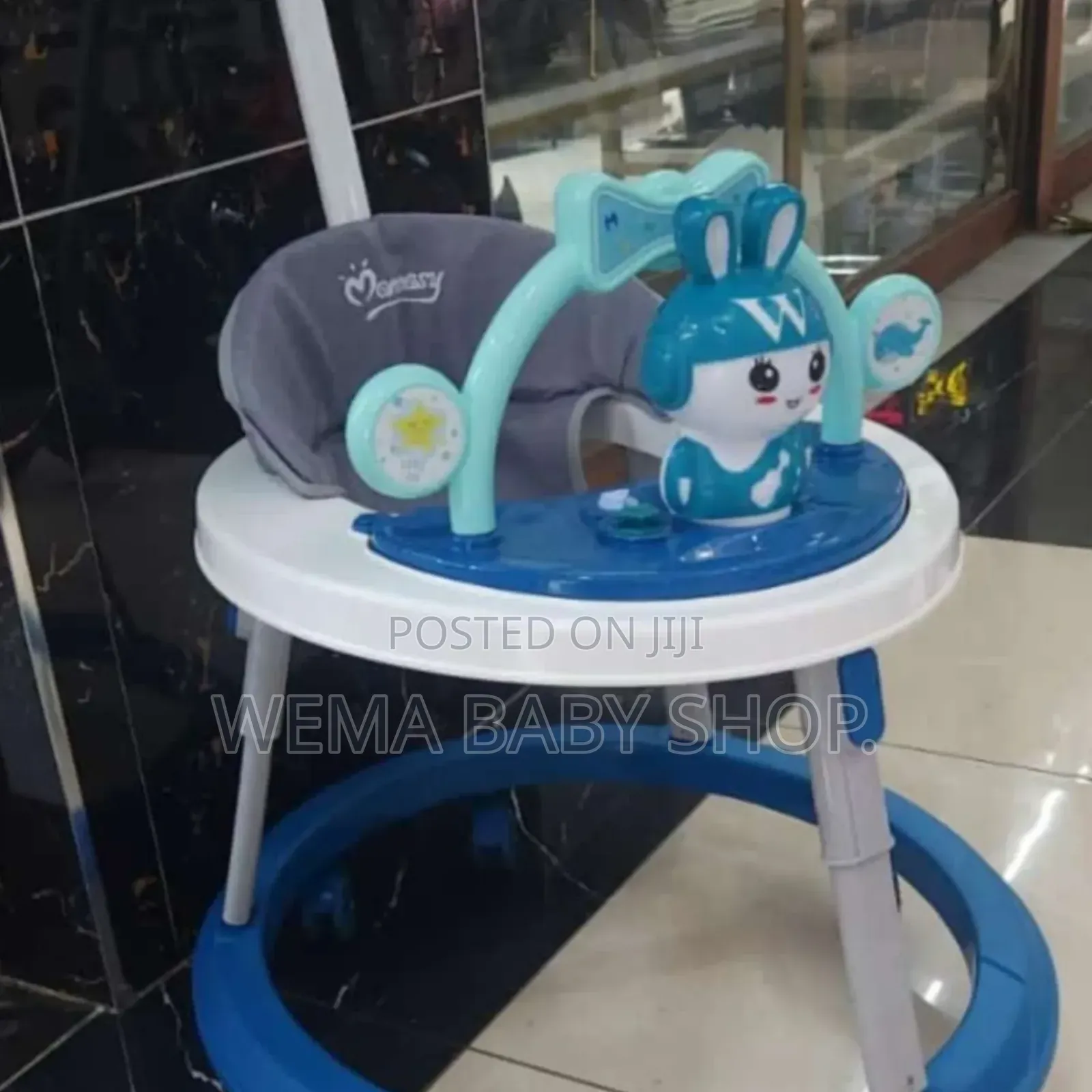 Musical Round Base Height Adjustable Baby Walker