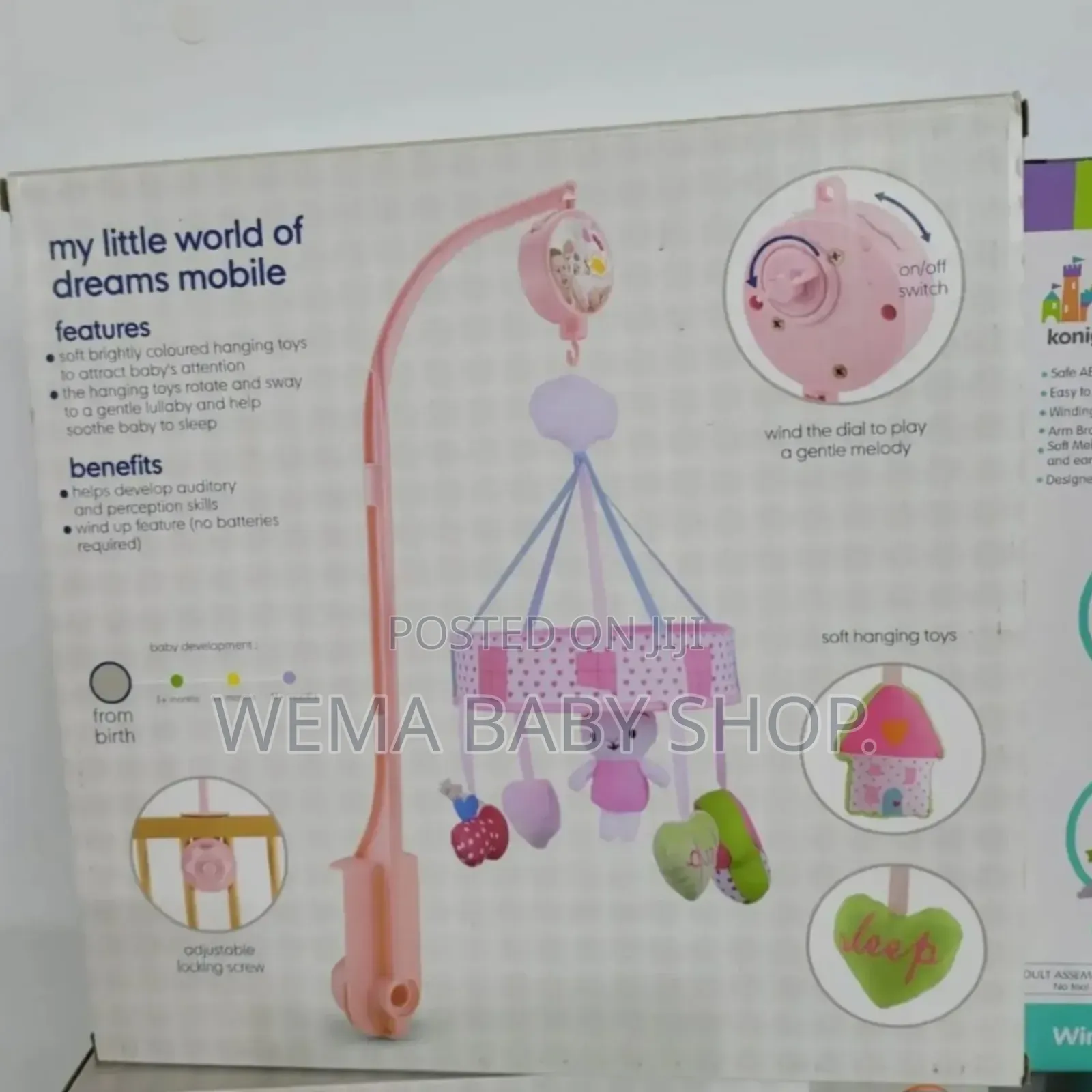 Baby Cot Soothing/Engaging Musical Mobile