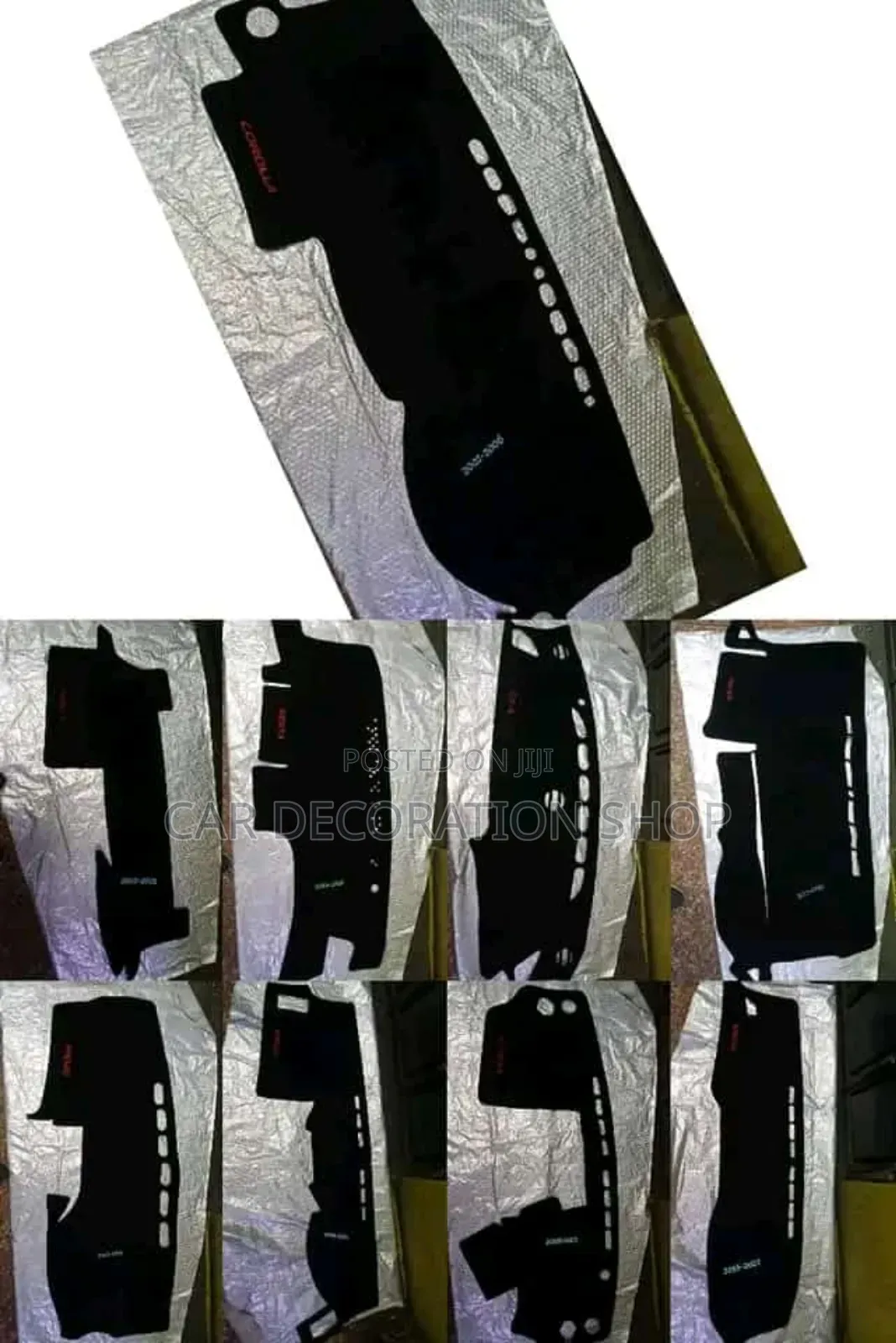 Different Fabric Branded Dashboard Covers