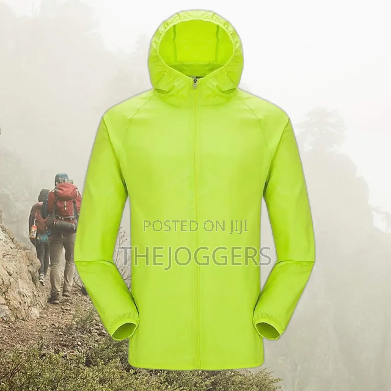 Unisex Lightweight Rain Jacket for Running
