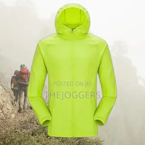 Unisex Lightweight Rain Jacket for Running