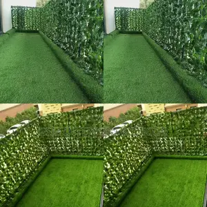 Artificial Grass Carpets With Balcony Fence