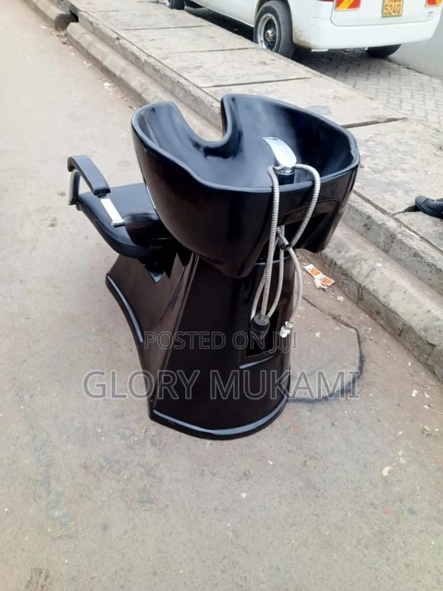 Salon Sink Hair Wash Basin With Washing Tab - main view