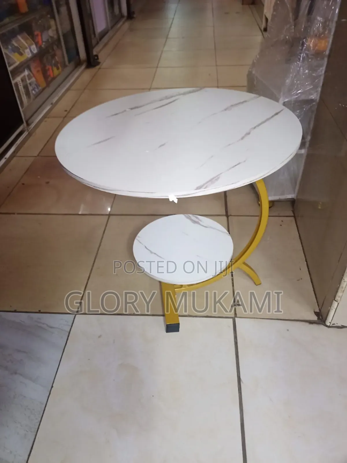 Marble Glass Coffee Table