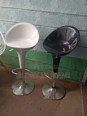 Black and White Counter Chairs