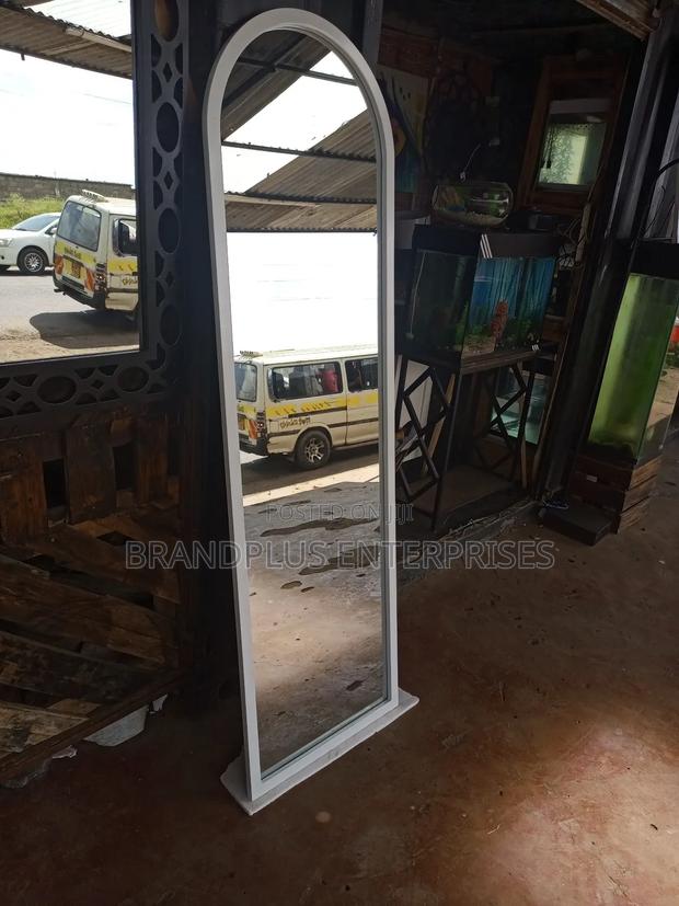 White Full Length Mirror - main view