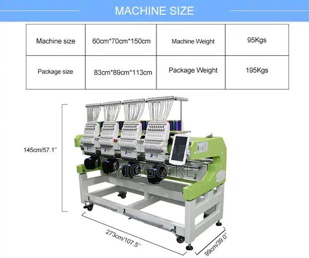 Offer! Huge Savings on 4 Head 12 Needles Embroidery Machine