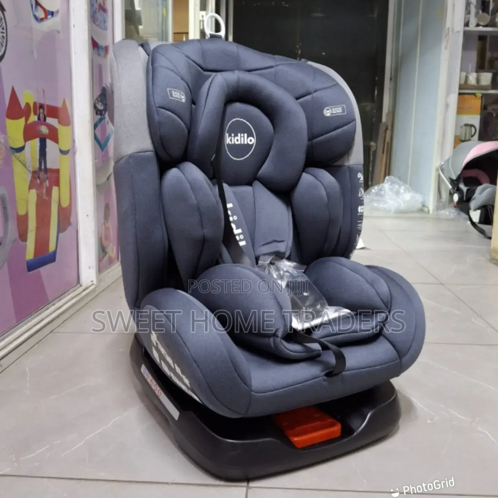 Isofix/360° Rotation Baby Car Seat Grey