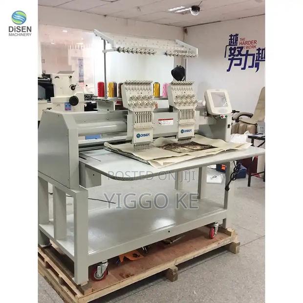Latest Stock 2 Head 9 Needles Embroidery Machine Affordable