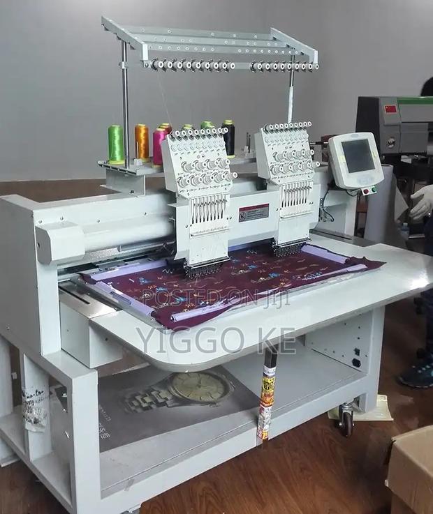Latest Stock 2 Head 9 Needles Embroidery Machine Affordable - thumbnail 2