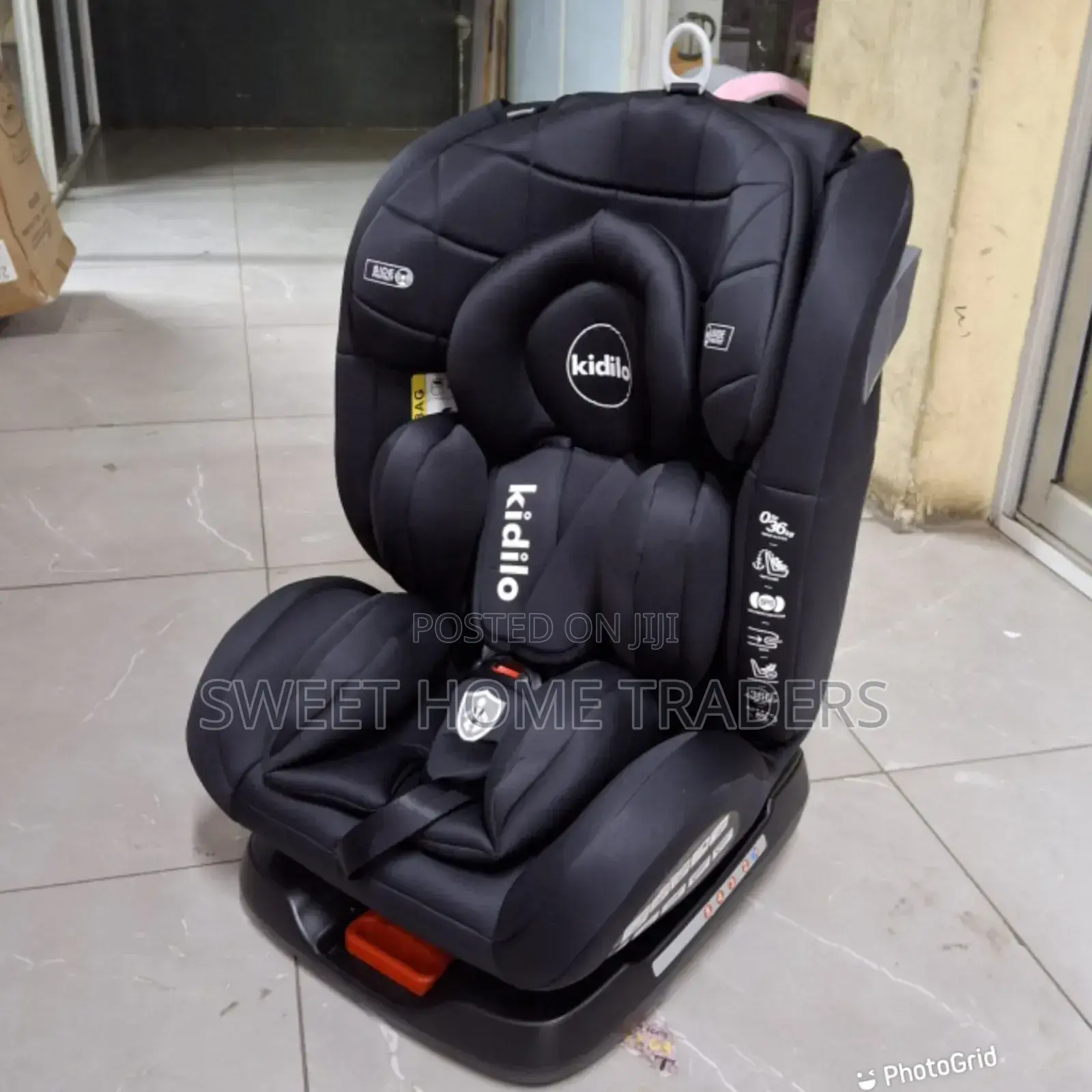 Isofix/360° Rotation Baby Car Seat Black