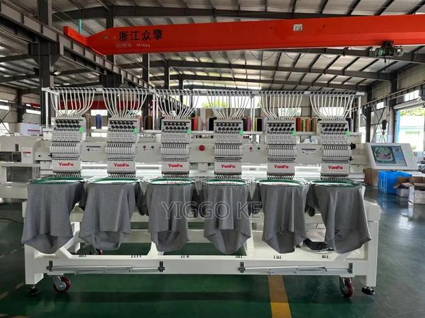 Get More Done With 6 Head 9 Needle Embroidery Machine–Offer! - main view