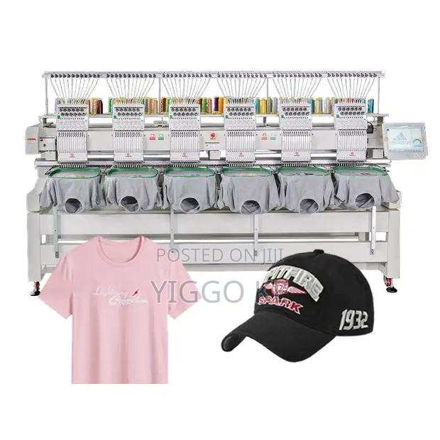 Upgrade to Latest 6 Head 9 Needles Embroidery Machine