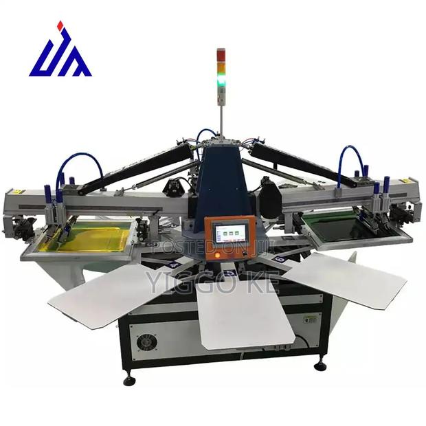 Upgrade to 8 Station Automatic Screen Printer – Shop Now!