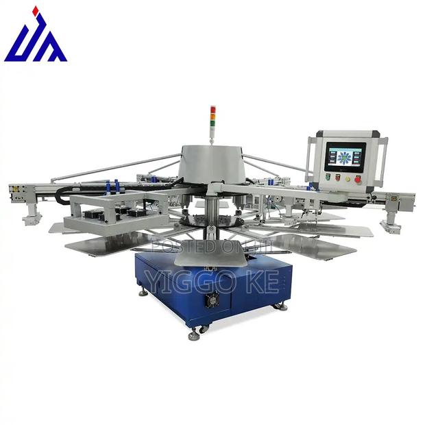8 Station Automatic Screen Printer – Fast, Precise, Reliable - thumbnail 2
