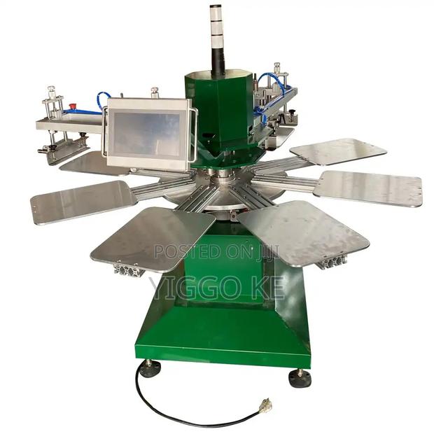 High-Capacity 8 Station Automatic Screen Printer – On Sale! - thumbnail 3