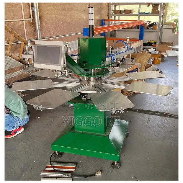 High-Capacity 8 Station Automatic Screen Printer – On Sale! - thumbnail 2