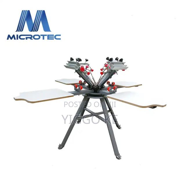 Durable 4 Color 4 Station Screen Printer for Consistent Resu - thumbnail 2