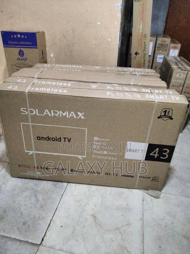 Solarmax 43inches Smart Android Flameless Tv With Bluetooth - main view
