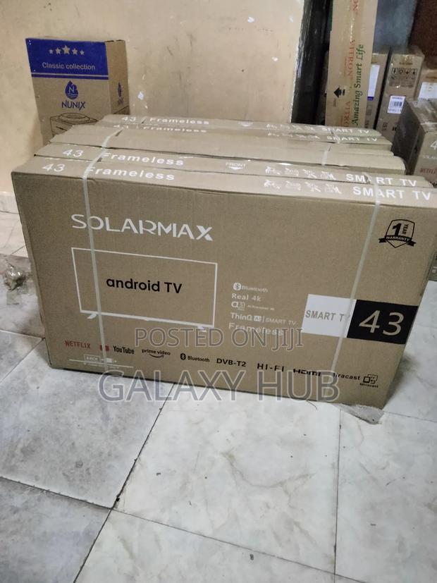 Solarmax 43inches Smart Android Flameless Tv With Bluetooth - thumbnail 3