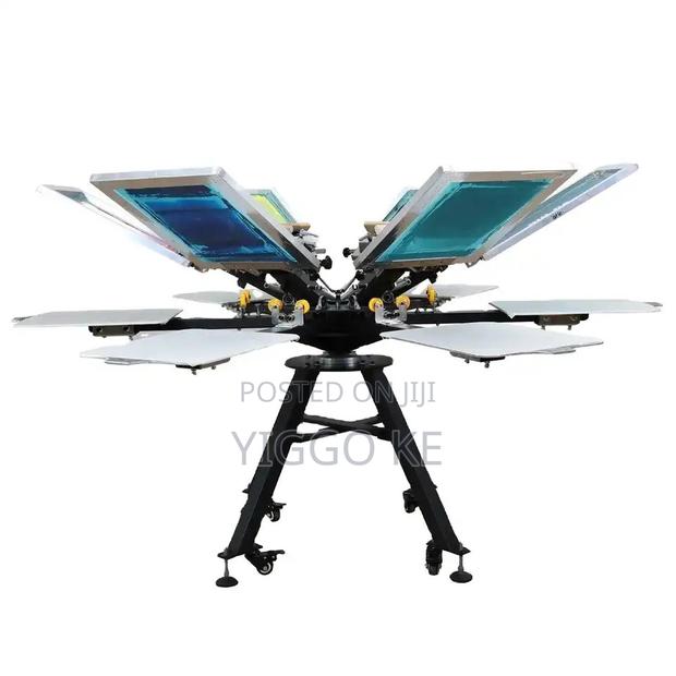 Affordable 4-Color, 4-Station Screen Printer - Shop Today! - thumbnail 2