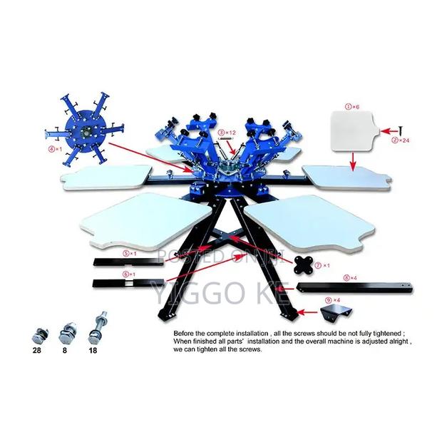 Best Value 6-Station, 6-Color Screen Printer on Sale Now! - thumbnail 2