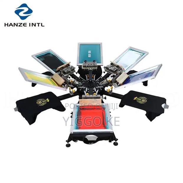 Save Big on 6-Color 6-Station Screen Printer - Act Fast! - thumbnail 2