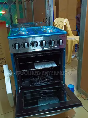 Unitech Free Standing 4 Gas Burner Cooker With Gas Oven