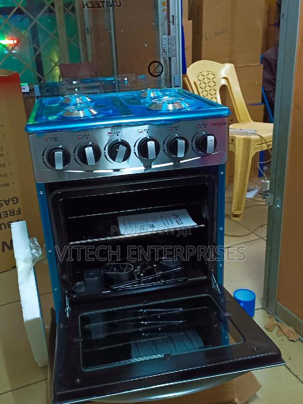 Unitech Free Standing 4 Gas Burner Cooker With Gas Oven