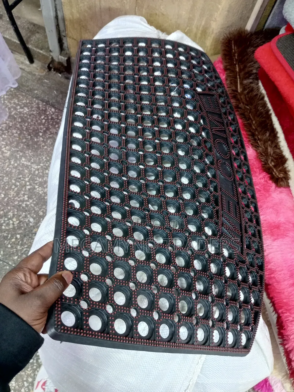 Rubber Door Mat 50*80cm/Heavy Duty Outdoor Rubber Mat