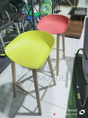 Wooden Base Barstools