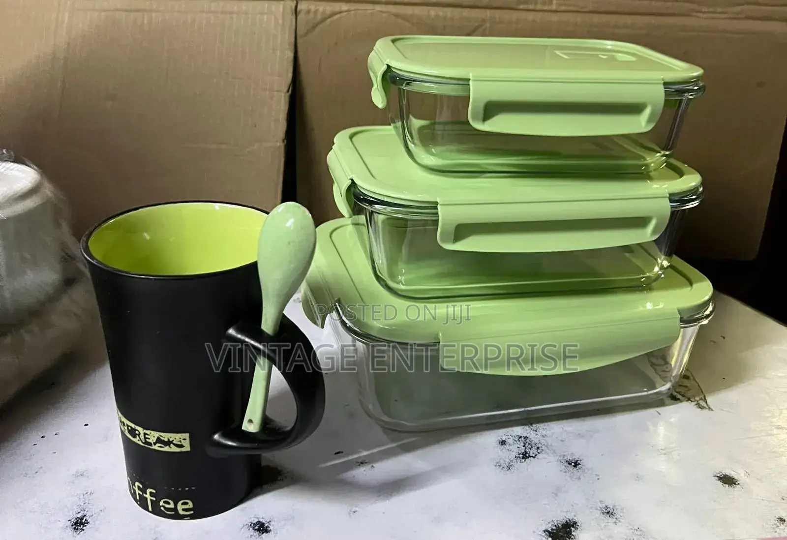 3pcs Borosilicate Storage Bowl