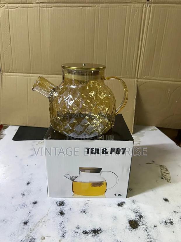 *Tea Pot Borosilicate 1litre*