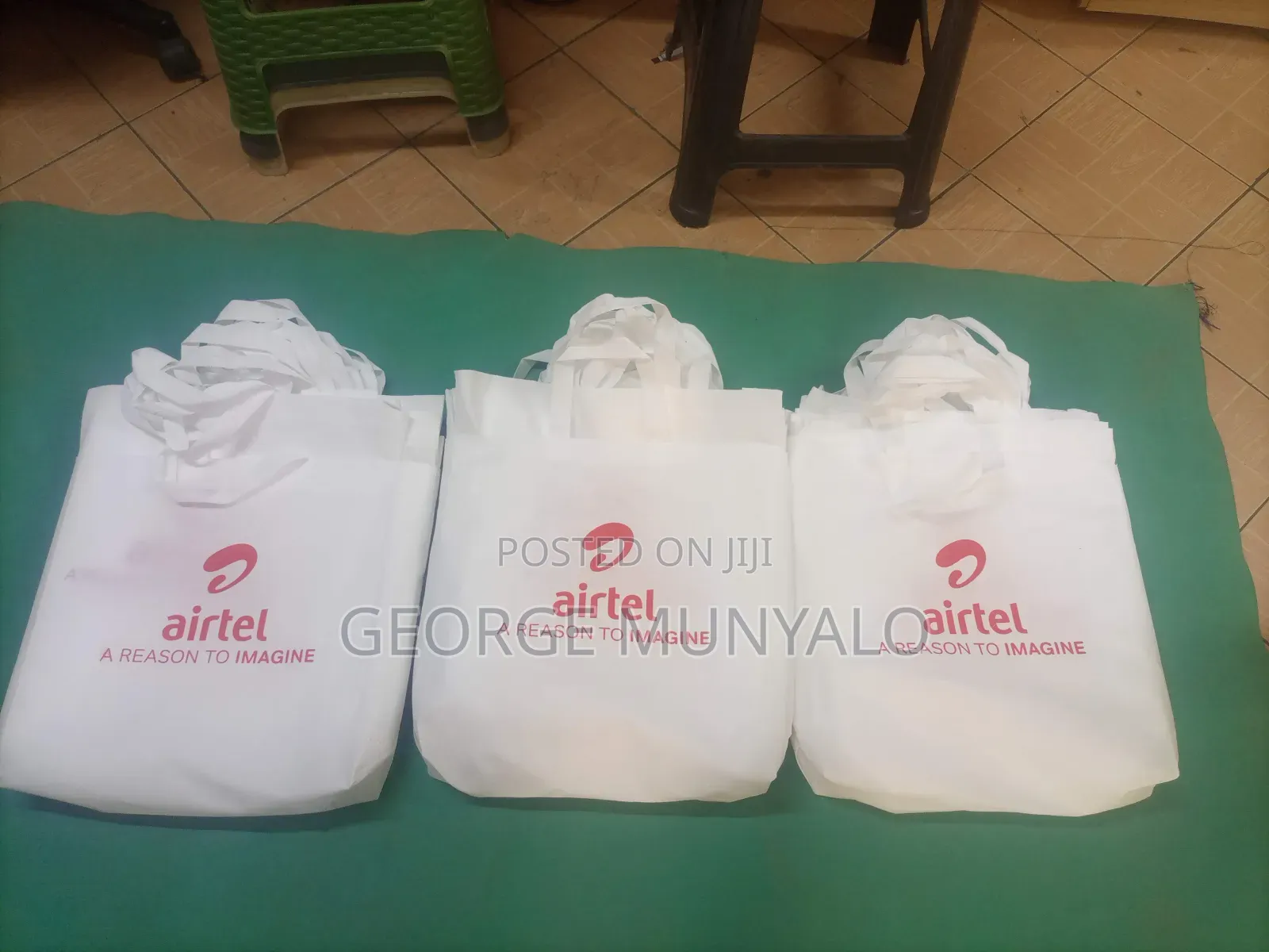 Uhuru Bags Screen Printing