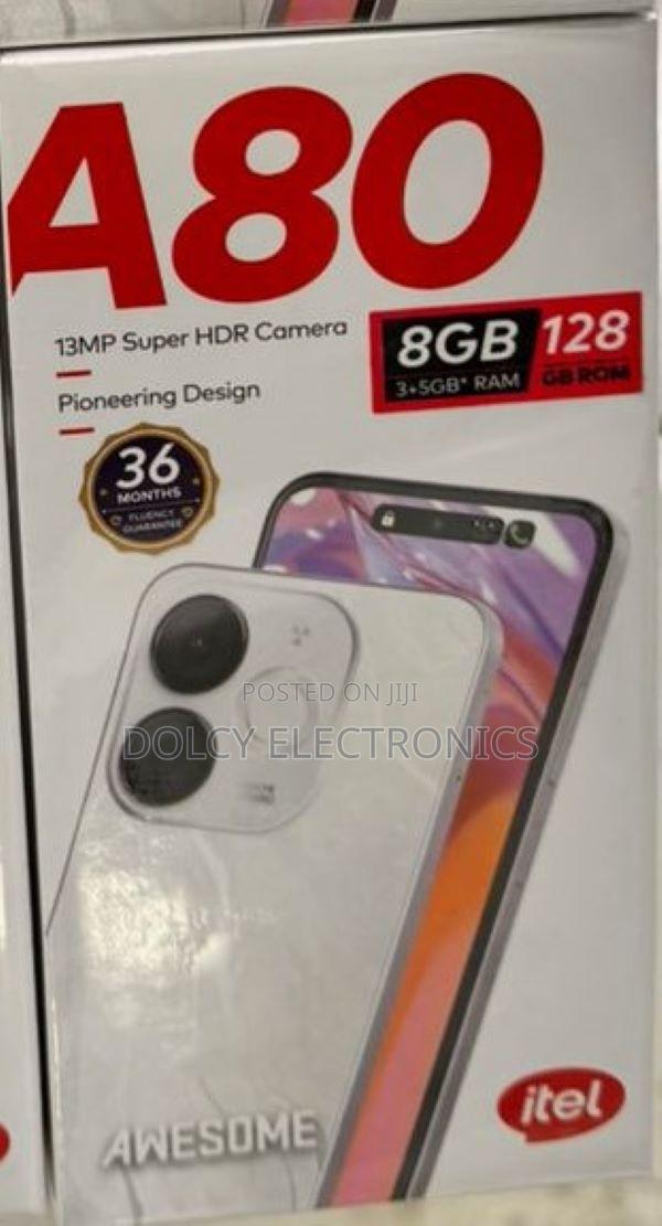 New Itel A80 128 GB Black - thumbnail 3