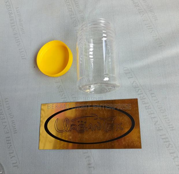 Clear 1kg Honey Packaging Container - main view