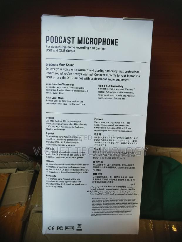 XLR PODCAST Microphone for Home Recording, Podcast Gaming - thumbnail 3