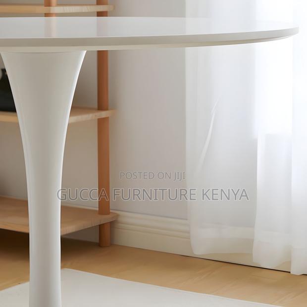 Dining Table:Simple Style Round Home Solid Wood Dining Table - thumbnail 6