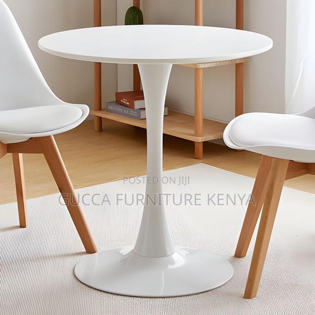 Dining Table:Simple Style Round Home Solid Wood Dining Table - thumbnail 5
