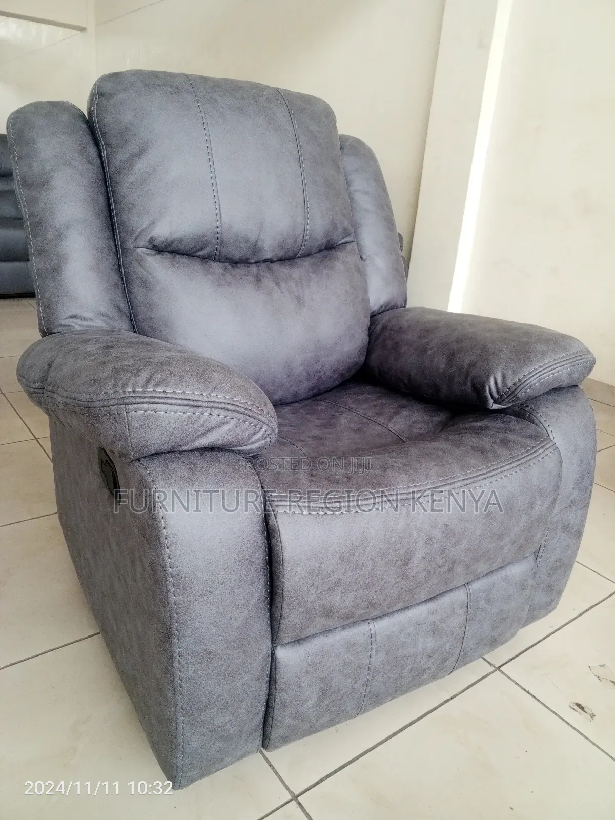 One Seater Recliner Micro Fabric Sofa