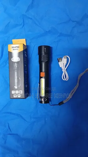 Xhp50 Pocket Torch Rechargeable Aluminum Torch Zoom Lenses
