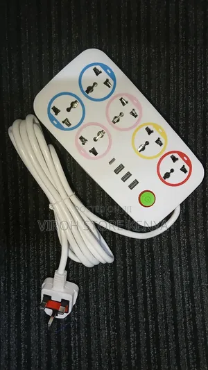 F6 Type C Socket Extension Cable 6way 3 Metres 4 Usb 1C Port